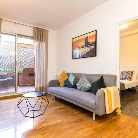 Find Calm At This Cozy City Sanctuary With Terrace Barcelona Buitenkant foto